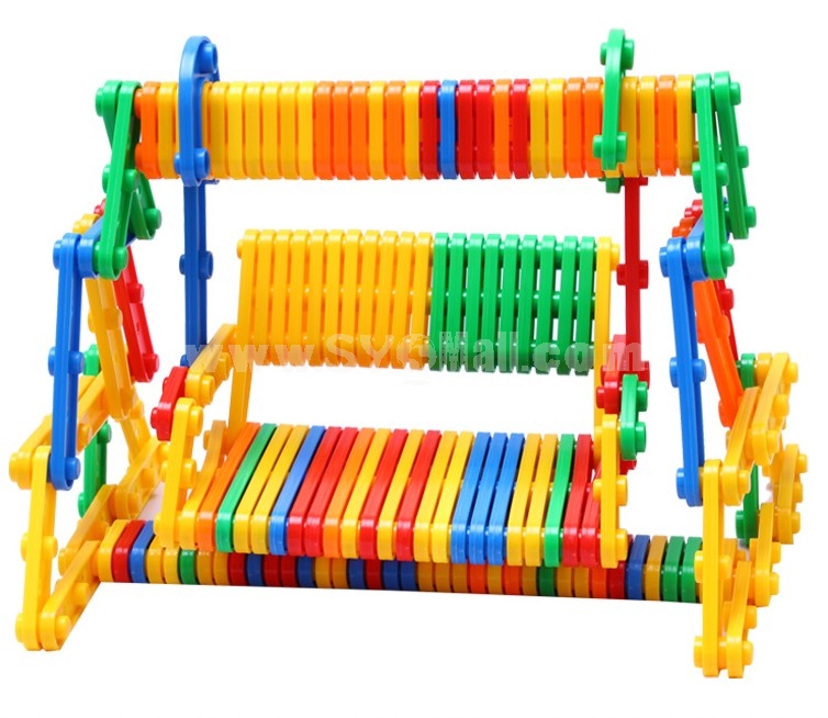 280 pcs Strip-type Building Block Inserting Toy Educational Toy Children's Gift