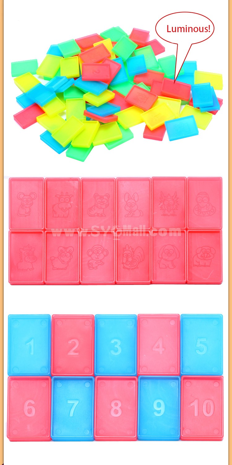 500 pcs Luminous Domino Set Educational Toy Children's Gift