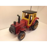 Handmade Wooden Home Decorative Novel Vintage Tractor Model 