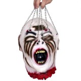 Creative Holloween Bar Decor Trick Toy Bloody Chain Hanging Head