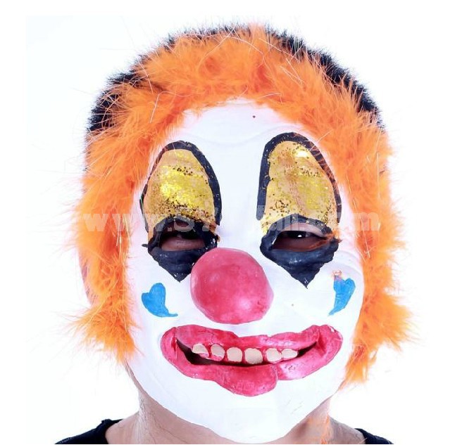 2PCS Halloween/Christmas Masquerade Mask Custume Mask -- New Arrivial Clown Mask