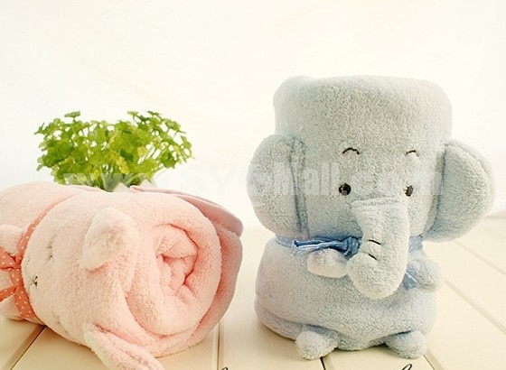 Cute Cartoon Panda Pola Fleece Multi-function Blanket Air-condition Blanket Bolster