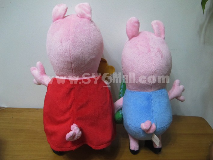 2013 New Arrival Peppa Pig Family Plush Toy Set 4PCS