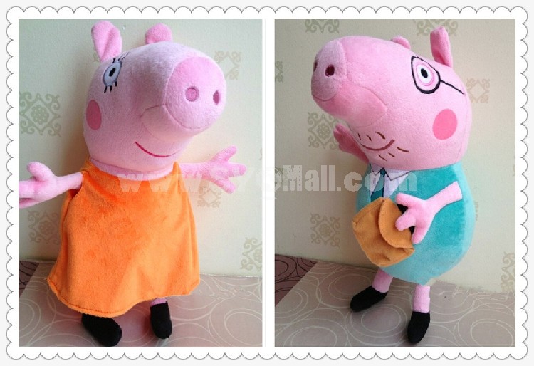 Peppa Pig Plush Toy Mom & Dad 2PCS