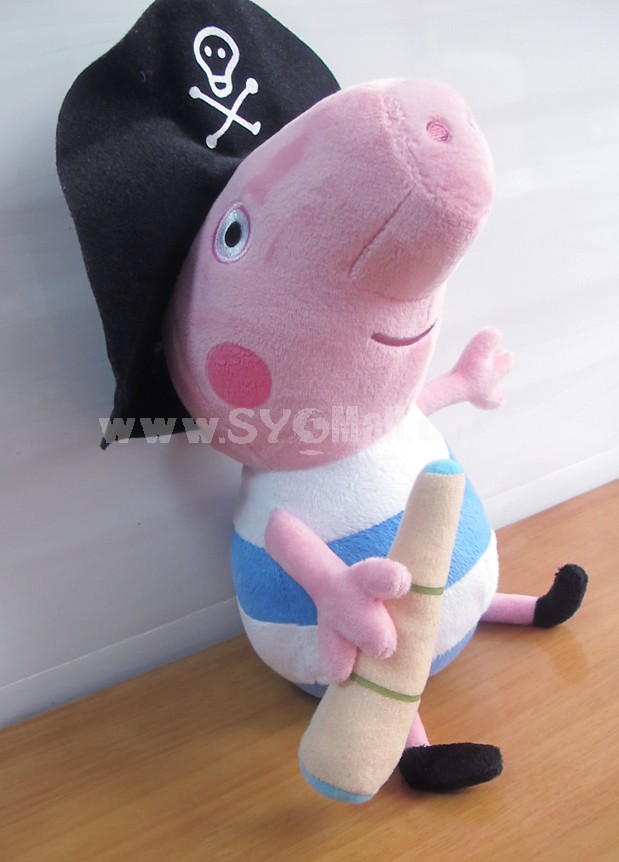 2013 New Arrival Peppa Pig Plush Toy Latest Pirate George