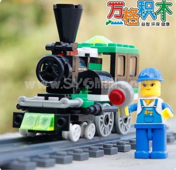 WANGE High Quality Blocks Small Bricks Train Series 82 Pcs LEGO Compatible 26092N