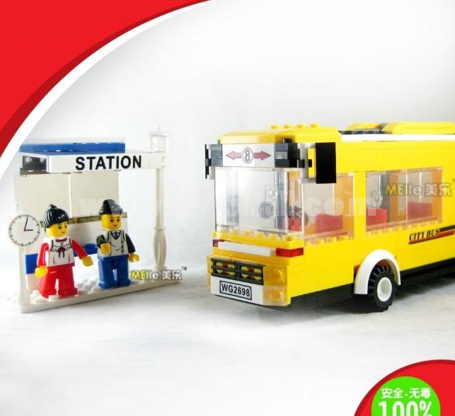 WANGE High Quality Blocks Urban Bus Series 289 Pcs LEGO Compatible 31031