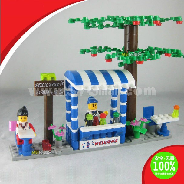 WANGE High Quality Blocks Business Street Series 191 Pcs LEGO Compatible 26143