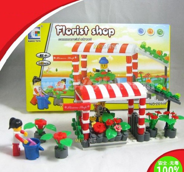 WANGE High Quality Plastic Blocks Small Bricks 145 Pcs LEGO Compatible 26144
