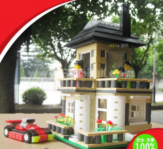 WANGE High Quality Plastic Blocks Villa Series 405 Pcs LEGO Compatible 31051
