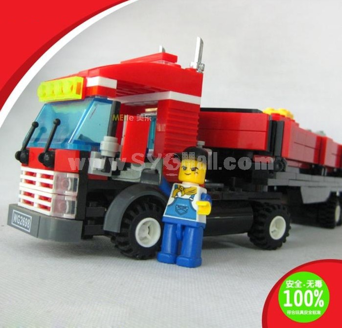 WANGE High Quality Plastic Blocks Truvk Series 409 Pcs LEGO Compatible 37103