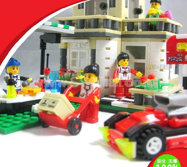 WANGE High Quality Plastic Blocks Villa Series 512 Pcs LEGO Compatible 31051