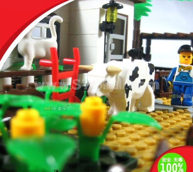 WANGE High Quality Plastic Blocks Farm Series 483 Pcs LEGO Compatible 34204