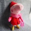 Peppa Pig Plush Toy Winter Dress Peppa & George Peppa 2Pcs 22cm