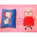 Peppa Pig Reversible 18" Plush Toy/Cushion Pillow