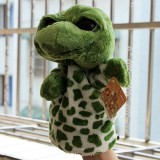 Cute & Novel Cartoon Madagascar Animal Hand Puppet Plush Toy - Green Tortoise