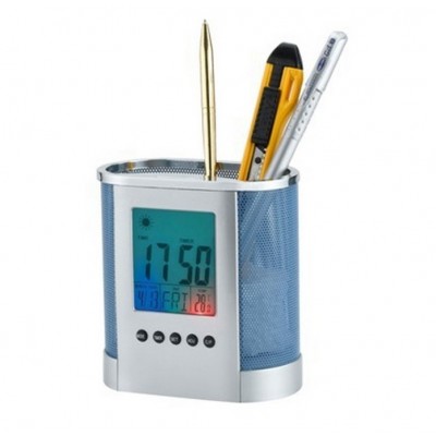 http://www.toyhope.com/8582-thickbox/lcd-light-pen-holder-digital-alarm-clock-calendar-thermometer.jpg