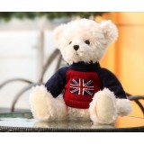35cm/13.8" Seating Height Union Jack Bear Plush Toy