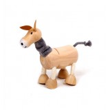 Cute & Novel Wooden Australia Animal Puppet Farm Series - Donkey