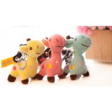Cute & Novel Giraffe Plush Toy Key Chain Cellphone Charm