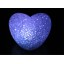 Cute heart shaped crystal night light