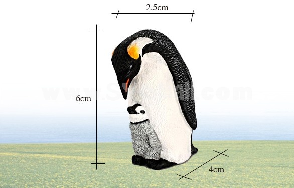Land Animals Imitate Toys Stimulation Models -- Penguin Father and Son S14632