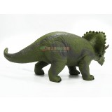 Rubber Dinosaur Toys Novel Figureine Toys -- Triceratops
