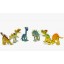 6pcs/Lot Cartoon Dinosaurs Models Imitate Toys Stimulation Models Jurassic Park