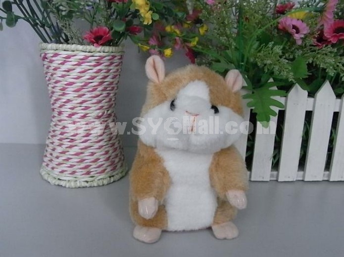 5.5" Russian Talking Hamster stuffed animal toys speaking kid Toy repeat what u said in any language