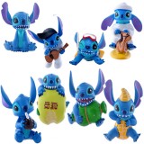 Stitch Lilo & Stitch Action Figure/Garage Kits PVC 6cm/2.4" 8pcs/Kit Generation 3