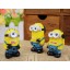Despicable Me 2 The Minions 3D Eyes Garage Kits Resin Toys Model Toys 3pcs/Lot 2.5inch Tall