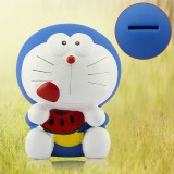 Watermelon Doraemon Piggy Bank Money Box PVC 14cm/5.5"