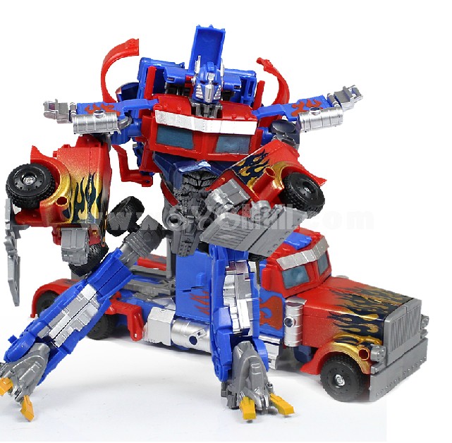 Transformation Robot Human Alliance Optimus Prime with Sound and Light Figures Toys 55cm/21inch