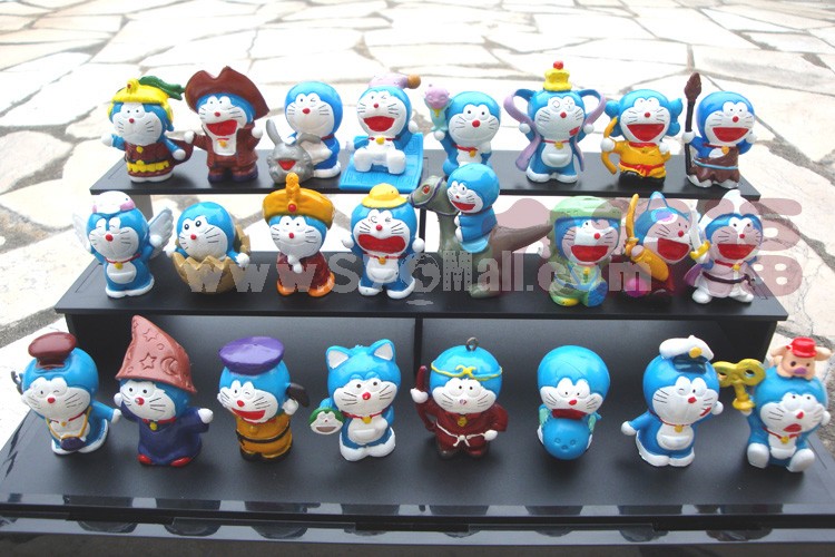 Doraemon Figures Toys PVC Toys 24pcs/Lot 4cm/1.6inch