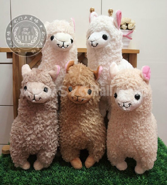 Cute Alpaca Plush Toy Llama Stuffed Animal Kids Doll 23cm 9inch 5pcs Lot Toyhope