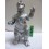 Godzilla Figure Toy Vinyl Toy Silver Color 30cm/11.8"