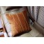 Home/Car Decoration Corduroy Pillow Cushion Inner Included -- Colorful Lines