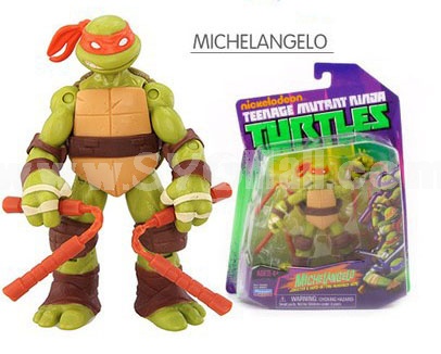 Teenage Mutant Ninja Turtles Michelangelo Figure Toy DIY Block DL790503