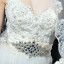 MTF Strapless V-neck Lace A-line Train Wedding Dress S1261