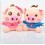 Cute & Novel Cartoon Lover Pigs PP Cotton Stuffed/Plush Toy 2PCs 40CM Tall