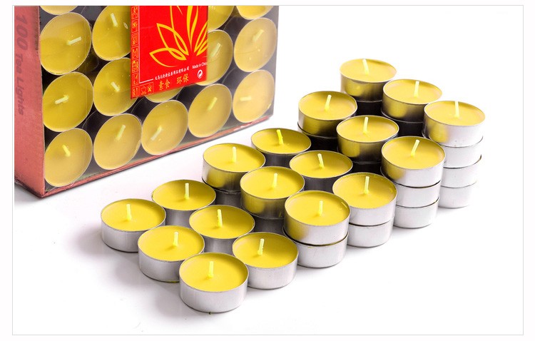 TALENT FAREAST Smokeless Scented Candle Air Fresh 4 Hours 14G×100 