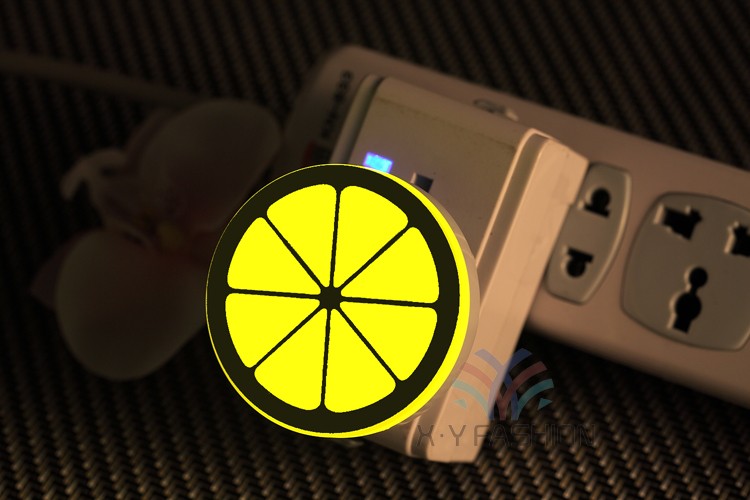 Light Sensor Orange/Apple LED Night Light