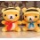 Cute Bear Plush Toys Set 2Pcs 18*12cm