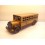 Handmade Wooden Decorative Home Accessory Vintage American School Bus Model 