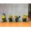 Despicable Me 2 The Minions Garage Kits PVC Toys Model Toys with Standing Board 4pcs/Lot 7cm/2.8inch 